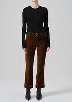 Isola Cropped Trouser - Velvet