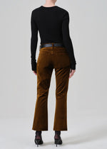 Isola Cropped Trouser - Velvet