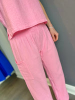 Smocked Beach Pant