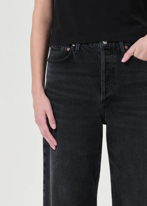 Dame High Rise Wide Leg Jean