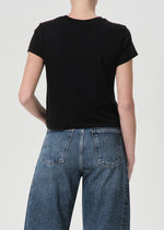 Adine Shrunken Tee - Black