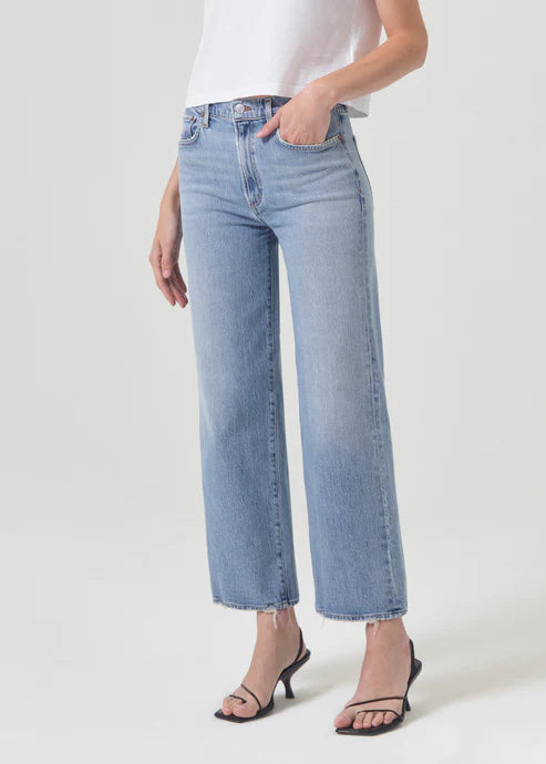 Harper Crop Jean in Hassle