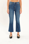 Shy Girl Cropped Flare Jean