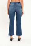 Shy Girl Cropped Flare Jean