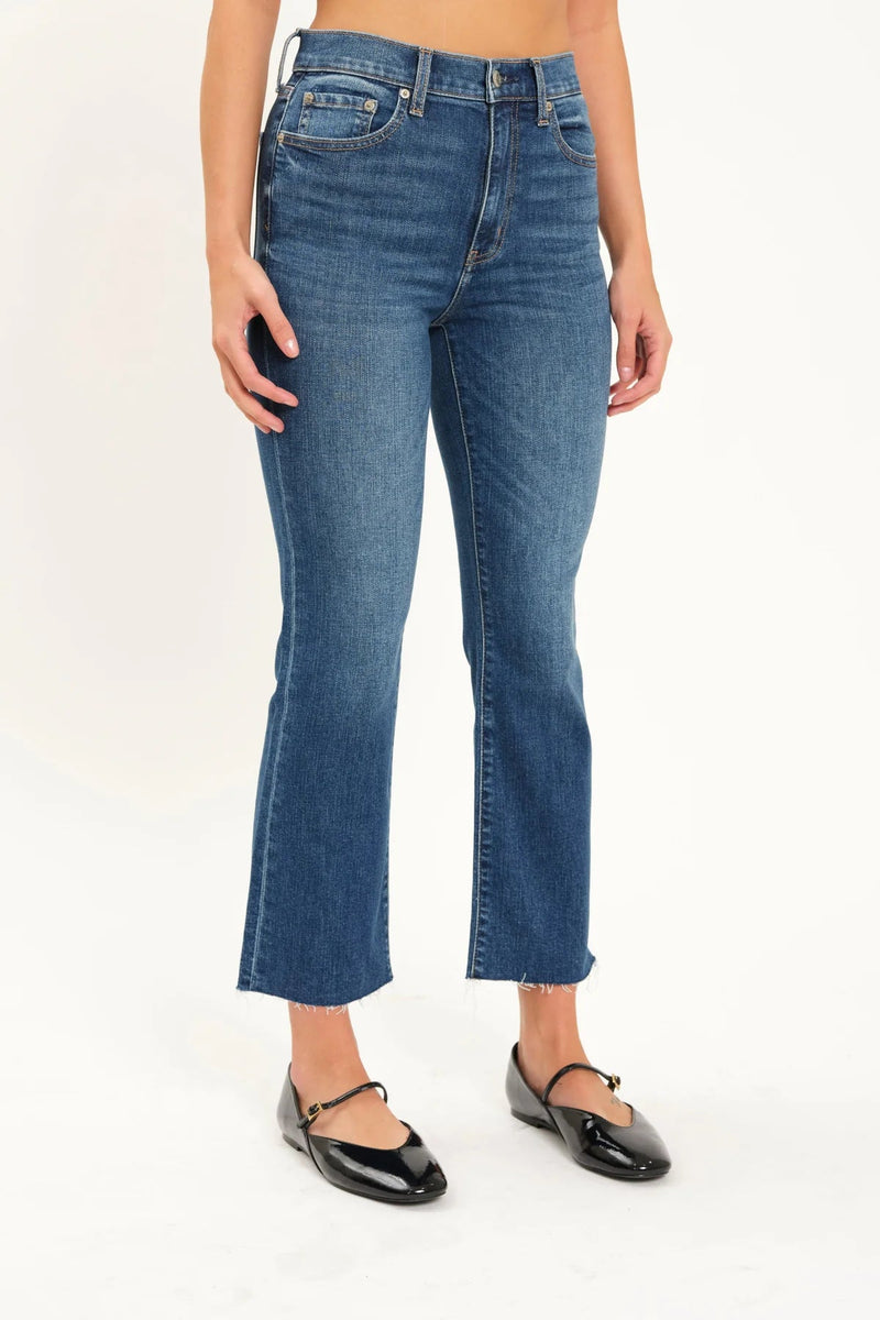 Shy Girl Cropped Flare Jean