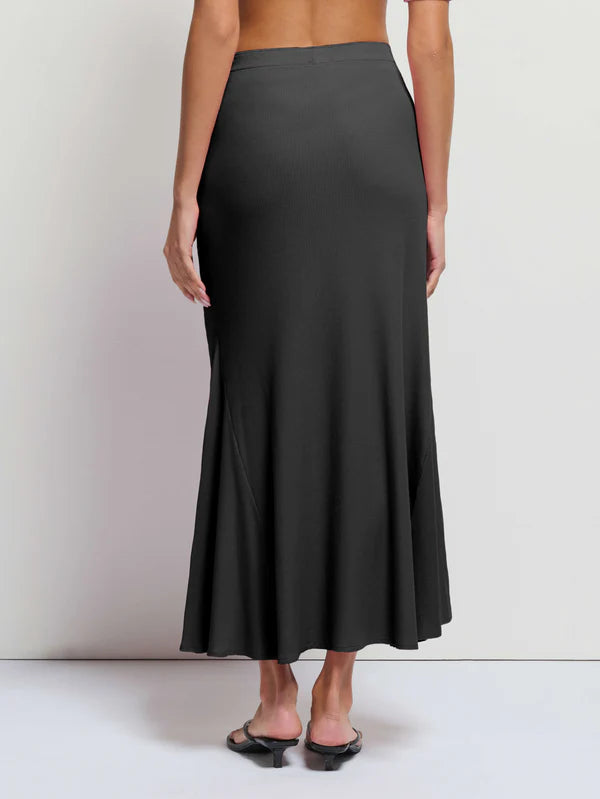 Melani Ribbed Long Skirt