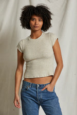 Monica Ribbed Baby Tee