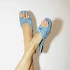 Naya Knotted Sandal - Denim