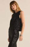 Sloan Sequin Top - Black