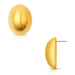 Corinne Oversized Oval Drop Earring