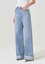 Dame High Rise Wide Leg Jean - Showdown