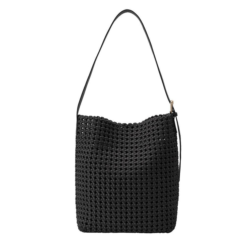 Celine Nylon Shoulder Bag - Black