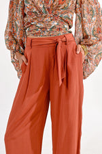 Crinkle Wide Leg Pant