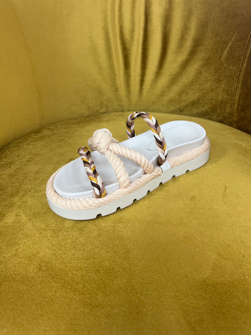 Mel Sporty Leather Sandal